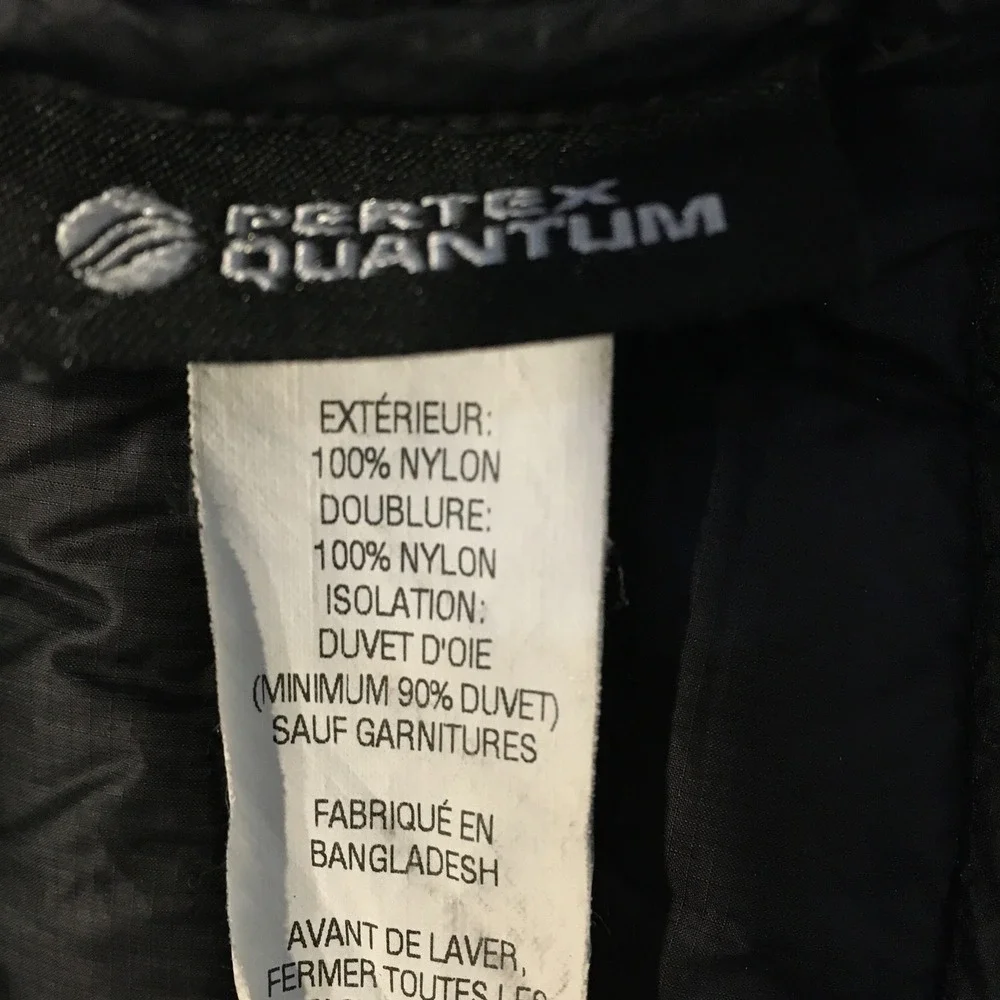 LL Bean Ultralight 850 Down Hooded Puffer Jacket Womens XS Black Outdoor Quilted - Picture 12 of 14
